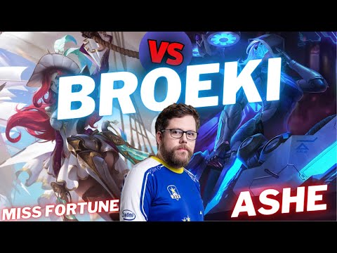BROEKI | MISS FORTUNE VS ASHE | ADC GAMEPLAY | Patch 14.24 / Season 14 | #LeagueofLegends