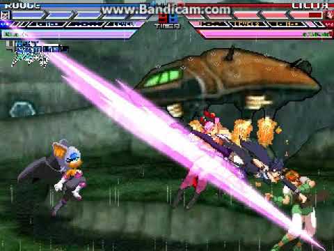 MUGEN Request: Rouge & Blake Vs Lilith & Athena