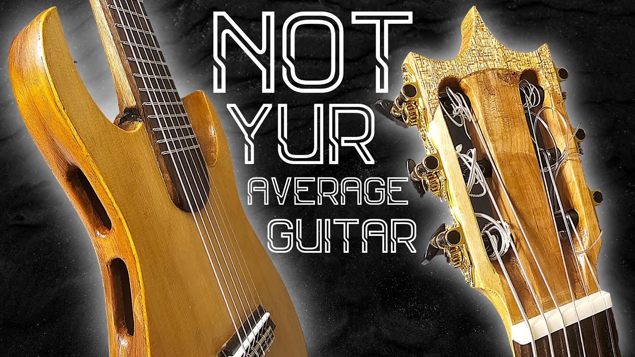 A SUPER THIN Acoustic Guitar! NON-Traditional