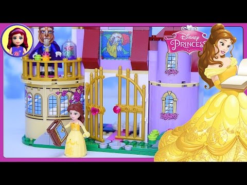 LEGO Disney Princess Belle's Enchanted Castle Set Build Review Silly Play - Kids Toys