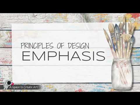 Principle of Emphasis in Art, Principles of Design Emphasis