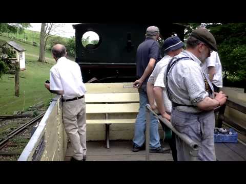 Fawley Hill railway run on board