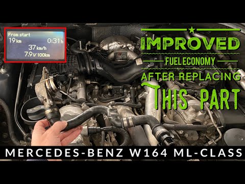 Mercedes ML GL OM642 Significantly Improved Fuel Economy After Replacing PCV Valve - ML350 GL350