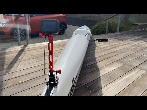 Testing a new GoPro mount at the front