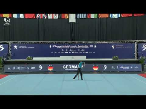 Diana Lust & Daniel Blintsov (GER) - 2025 ACRO European bronze medallists, Mixed Pairs Balance
