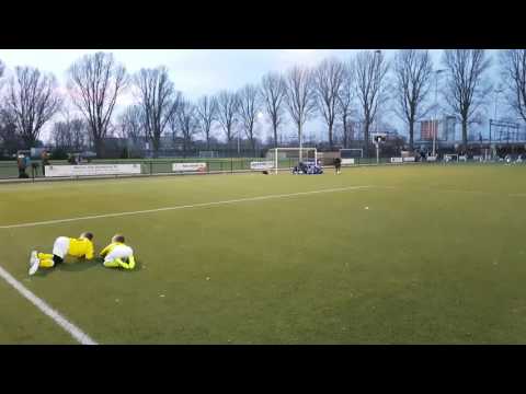 Voor de wedstrijd tegen SSS JO11-1 op 28-01-2017