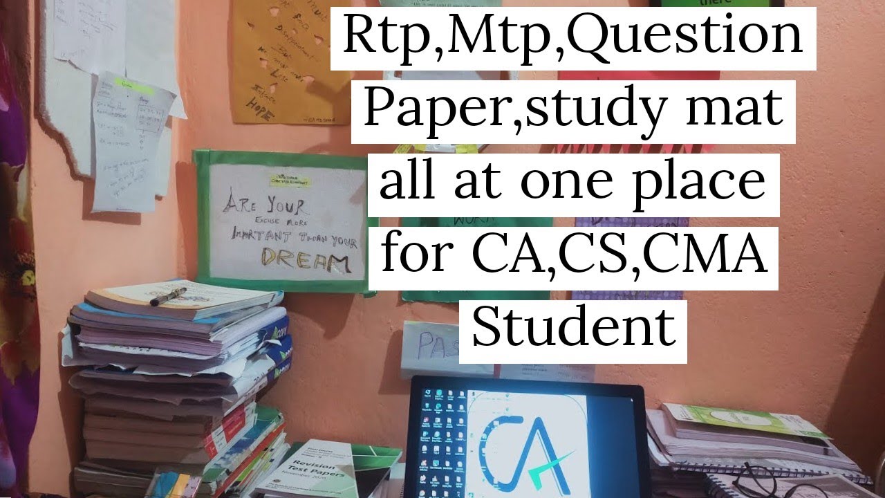 All Past Question papers, RTP, MTP at one Place For CA/CS/CMA Students
