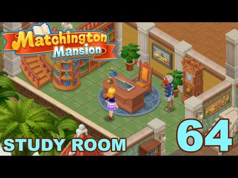 Matchington Mansion Walkthrough Gameplay - Study Room - Part 64