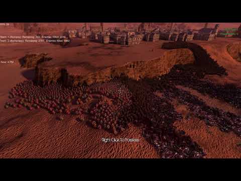 9,700 Romans vs 5,000 Barbarians Ultimate Epic Battle Simulator