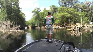 preview picture of video 'Clear Water Bass Fishing on the Itchetucknee River'