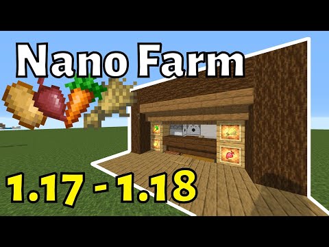 minecraft | Tutorial | Nano farm 1.17