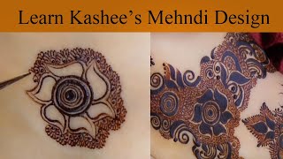 Learn Kashees Mehndi Designs Step by Step Easy Bri