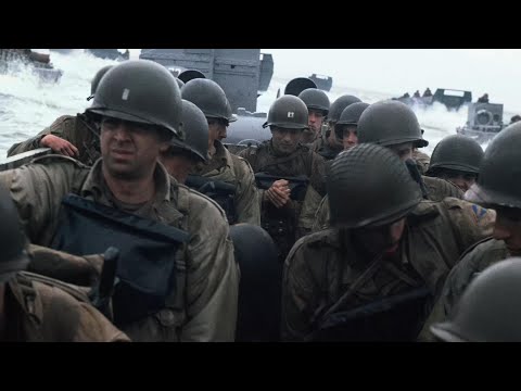 Saving Private Ryan   Omaha Beach Scene [4K HDR]