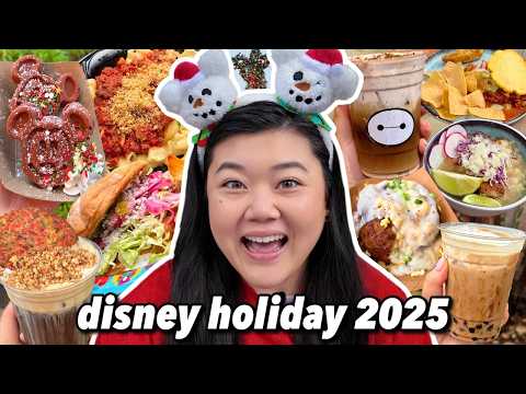 What to Eat at DISNEYLAND! HOLIDAY Edition Food Tour 2025 🎄