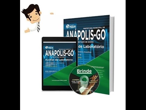 Apostila do Concurso Saúde de Anápolis 2016 - Auxiliar de Laboratório