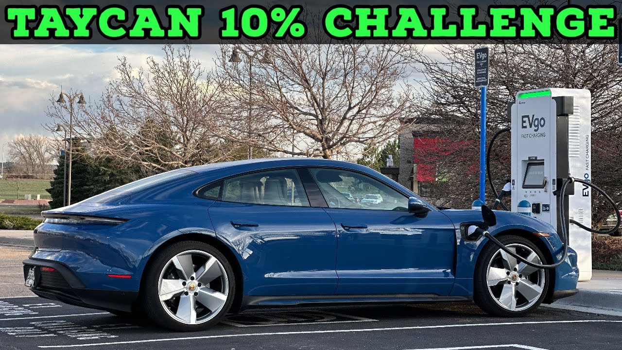 Will Anything Beat It? The Porsche Taycan Proves It's A Road Tripping Machine In Our 10% Challenge!
