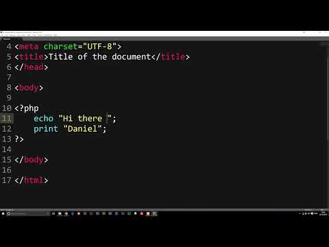 3 Output In Browser Using Php Php Tutorial Learn Php Programming Php For Beginners 2