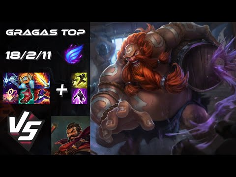 TOP Gragas vs Graves - EU Grandmaster Patch 25.22