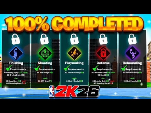 FASTEST WAY TO UNLOCK EVERY BUILD SPECIALIZATION QUEST IN NBA 2K26