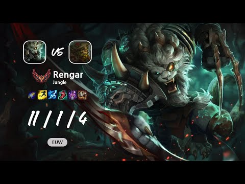 Rengar Jungle vs Ivern - EUW GrandMaster Patch 13.12