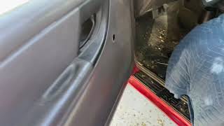 Replacing door lock cylinder 2002 Ford Ranger