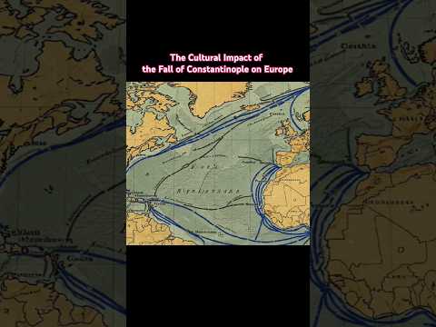 The Cultural Impact of Fall of Constantinople on Europe #culturestudies #ottoman #constantinople