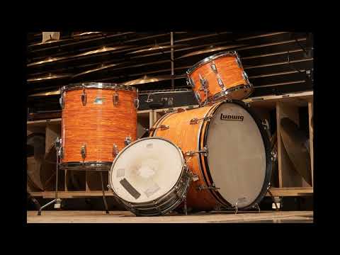 Ludwig 13/16/22/5x14" Super Classic Drum Set - 1970s Mod Orange image 23