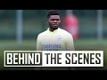 Thomas Partey joins the squad! | Behind the scenes at Arsenal Training Centre
