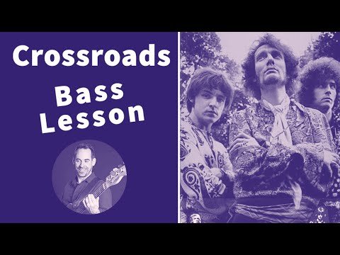 Cream's Crossroads LIVE  Bass Guitar Lesson || Jack Bruce Bass Line (No.147)