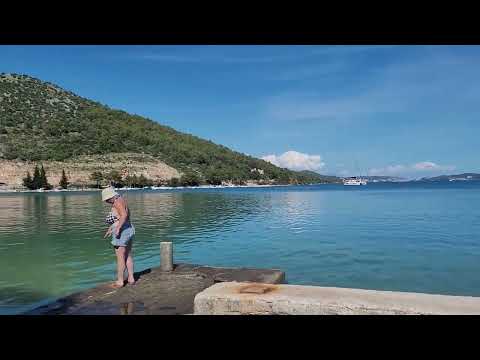 Poljica beach near the town of Marina