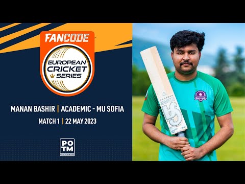 POTM: M.Bashir - MUS vs PLO | Highlights | FanCode ECS Bulgaria | 22 May 2023 | ECS23.356