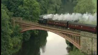 preview picture of video 'Severn Valley Steam Train Railway. Worcestershire historic tourist attraction'