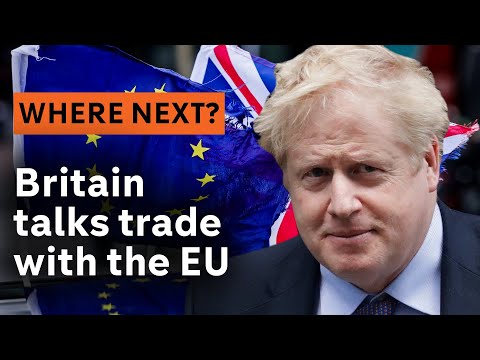 Britain talks post-Brexit trade with the EU