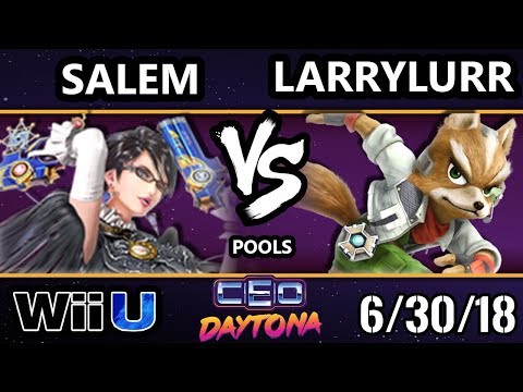 CEO 2018 Smash 4 - Liquid MVG | Salem (Bayonetta) Vs. MSF | LarryLurr (Fox) Wii U - Phase 2 Pools
