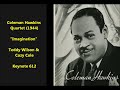 Coleman Hawkins Quartet "Imagination" (1944) Teddy Wilson & Cozy Cole on Keynote 612