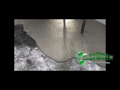 Lightweight Flowable fill,  Check out Cellular Concrete