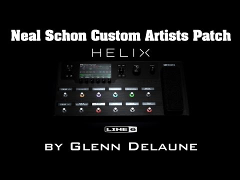 Line 6 Helix Neal Schon (Journey) Custom Artist Patch - by Glenn DeLaune