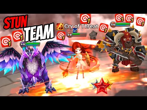 Unstoppable STUN TEAM with Varus, Burentau and Ophilia in Summoners War