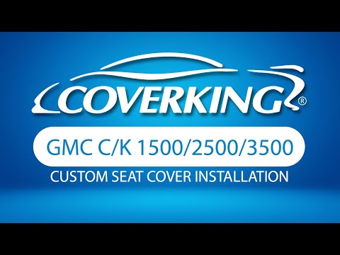How to Install 1995-1999 GMC Sierra C/K 1500/2500/3500 Custom Seat Covers | COVERKING®