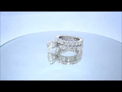 ROUND DIAMOND ETERNITY ENGAGEMENT RING & BAND 5.50CTW - KNR INC - 169