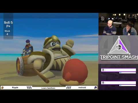 Ripple (Dedede) vs metroid (Ike) - Tripoint Smash 95 Losers Semis