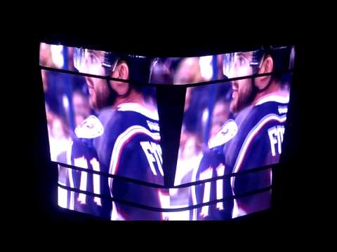 Columbus Blue Jackets vs. Edmonton Oilers Introductions 11/29/2013
