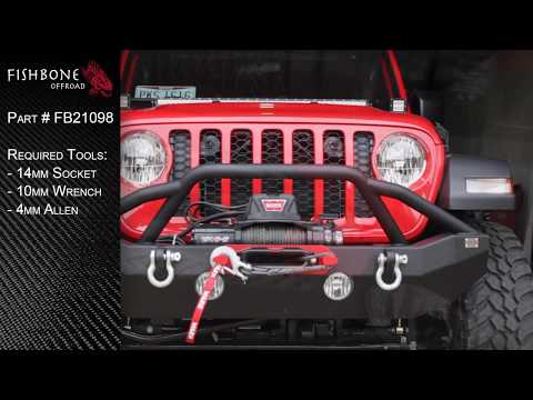 FB21098 Fairlead License Plate Mount Installation Guide