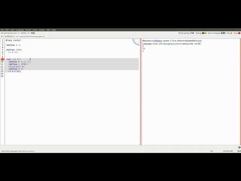 Extract function quickscript for DrRacket
