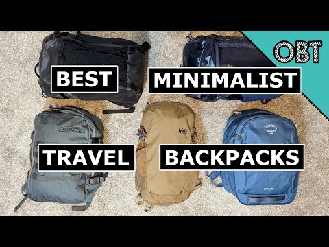 Best Minimalist Backpacks for Travel (Under 2 lbs. 0.9 kg)