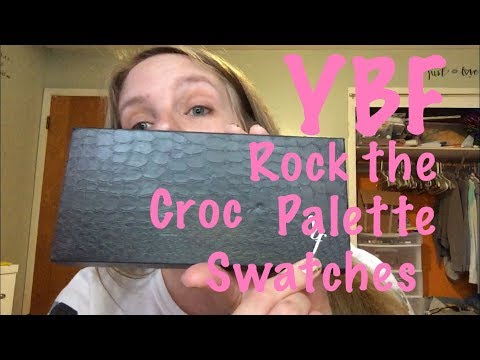 YBF Rock the Croc Palette Swatches
