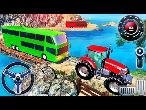 Chained Tractor Towing Rescue - Offroad Vechies Driver Simulator - Android GamePlay #2