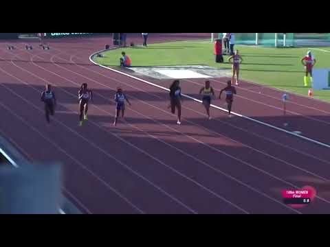 Athlétisme : Marie-Josée Ta Lou, victorieuse du 100 mètres  ce mardi 15 juillet 2025 en Italie,