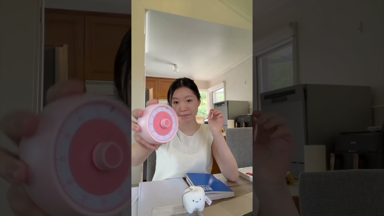 2時間勉強Vlog🤍 #study #studyvlog #オーストラリア #歯科衛生士