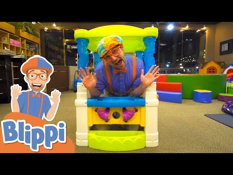 Blippi Visits The Kinderland Indoor Playground! | Learn With Blippi | Educational Videos For Kids